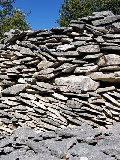traditional stone wall