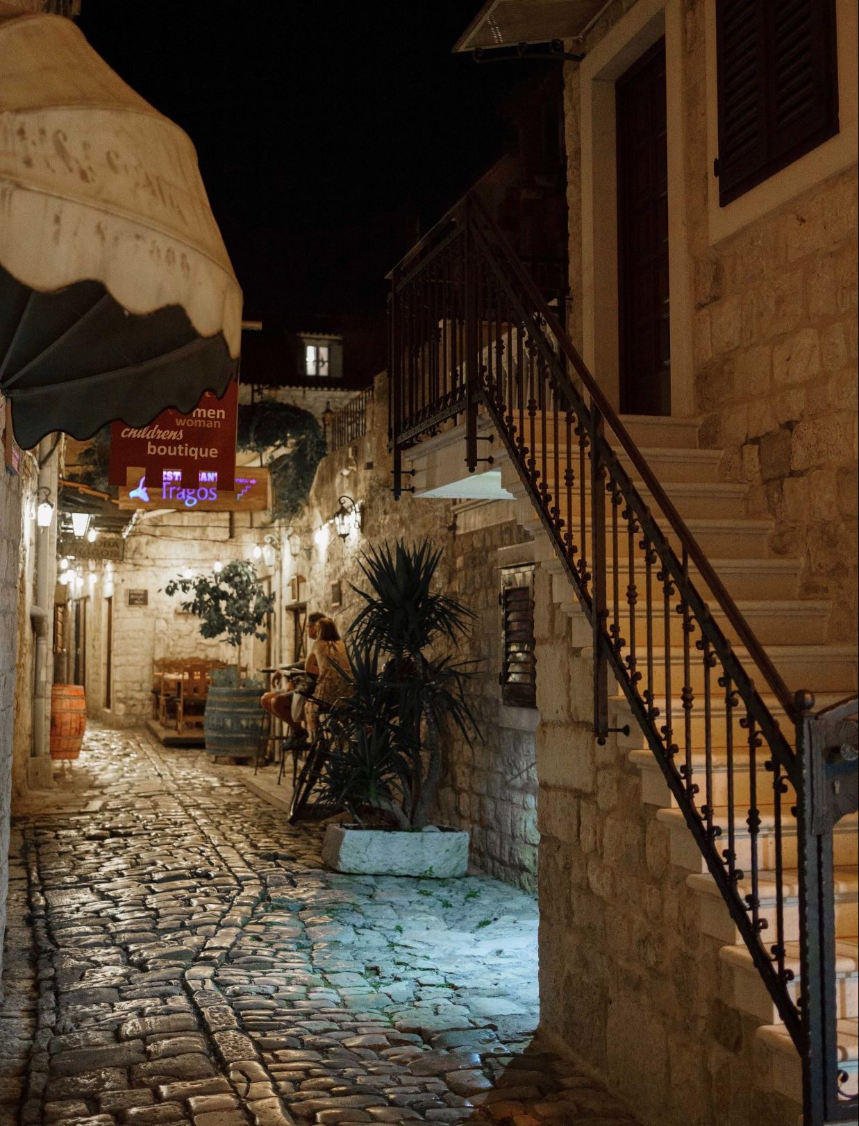 stone street at Trogir
